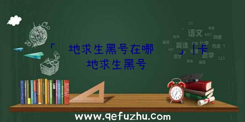 「绝地求生黑号在哪进货」|卡绝地求生黑号视频